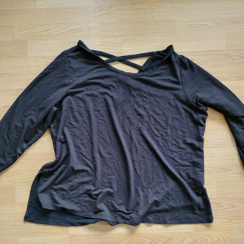 Black long sleeve shirt